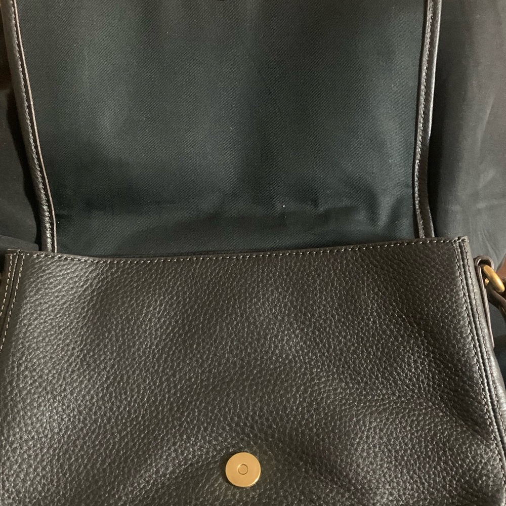 Nwot-Fossil Leather Crossbody Bag. Colors Are Bla… - image 3